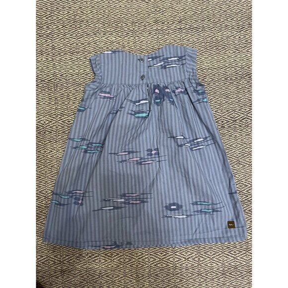 Tea Collection Sleeveless Dress Striped With Print Size 2T - Picture 2 of 5